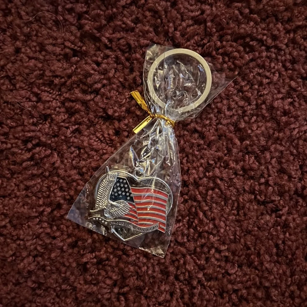 Proud to Be American Keychain
